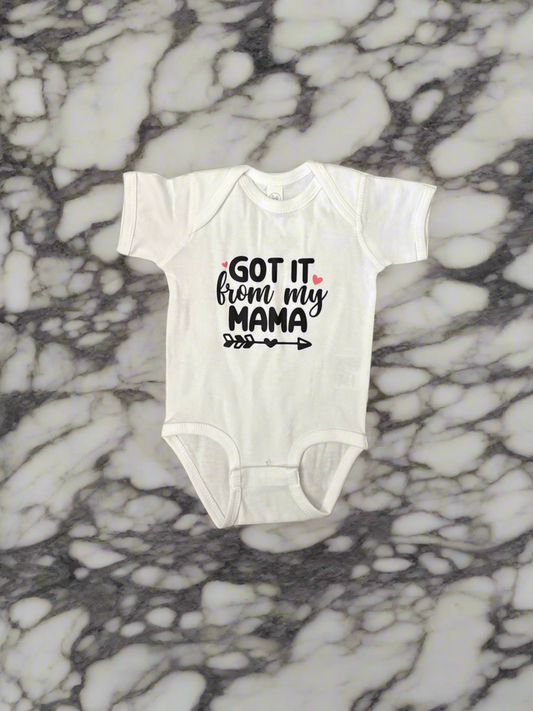 Rabbit Skins 4400 Infant Baby Rib Bodysuit/ 6mo. Girls