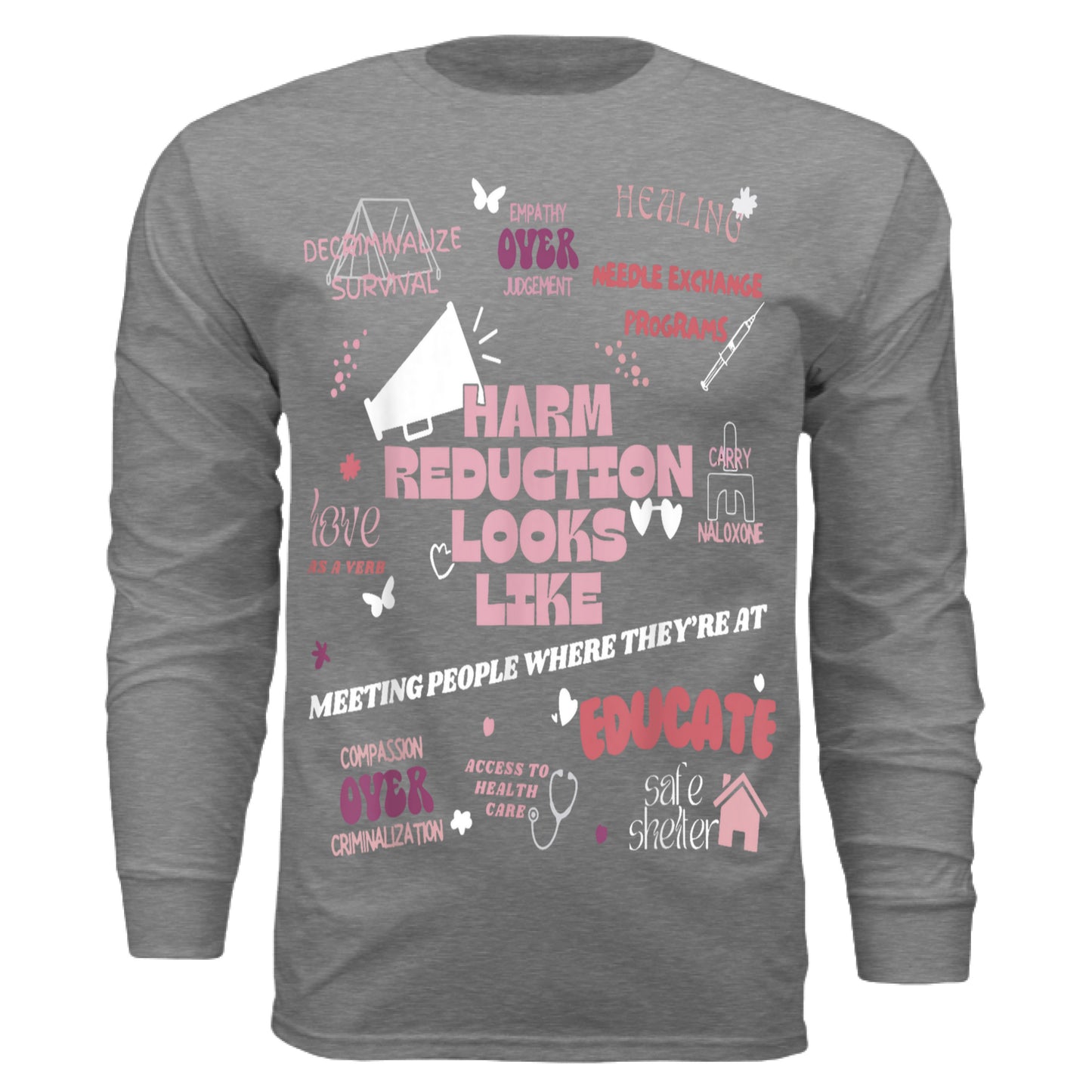 GRAPHITE HEATHER - FRONT