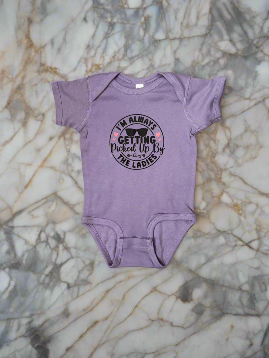 Rabbit Skins 4400 Infant Baby Rib Bodysuit/ 12mo. Girls