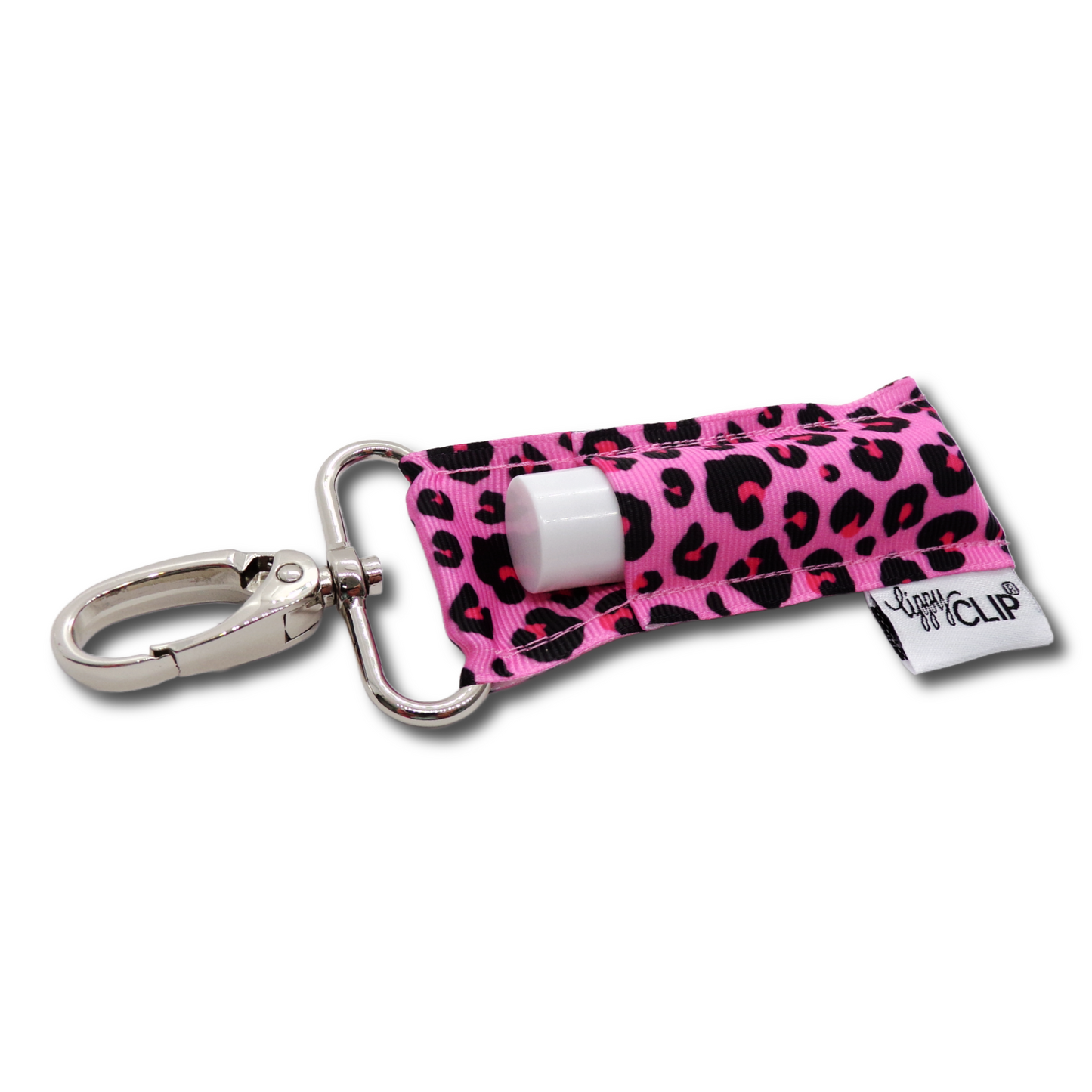 Pink Leopard LippyClip® Lip Balm Holder