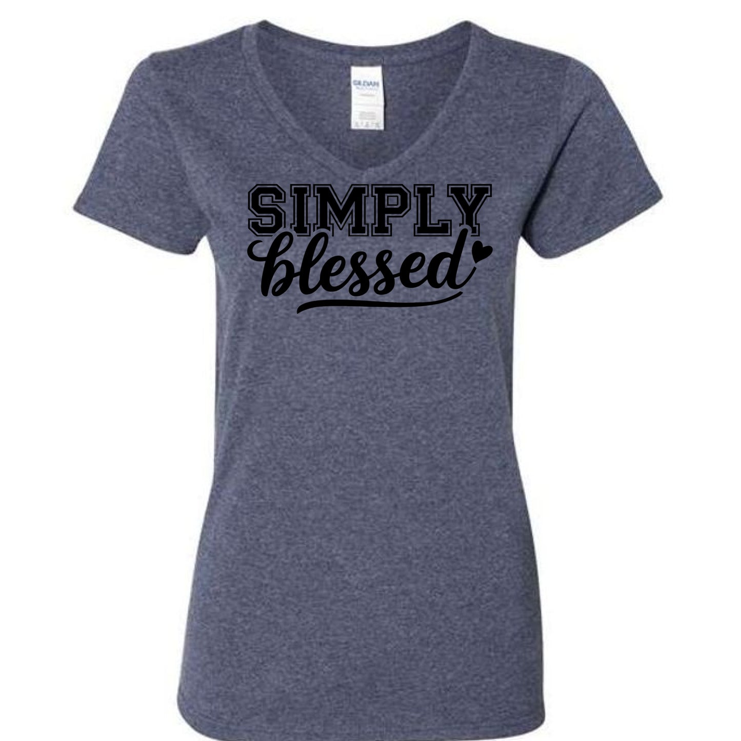 Heather Navy - FRONT