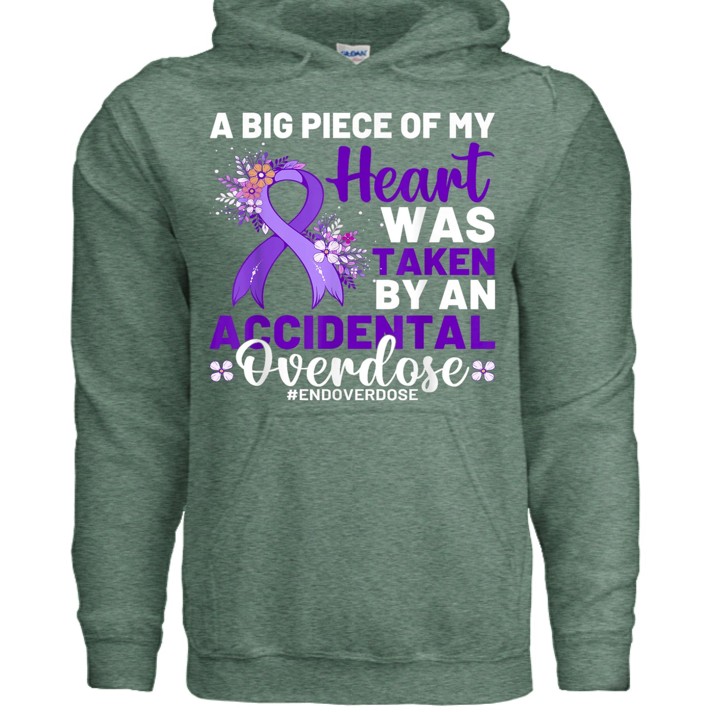 Heather Sport Dark Green - FRONT