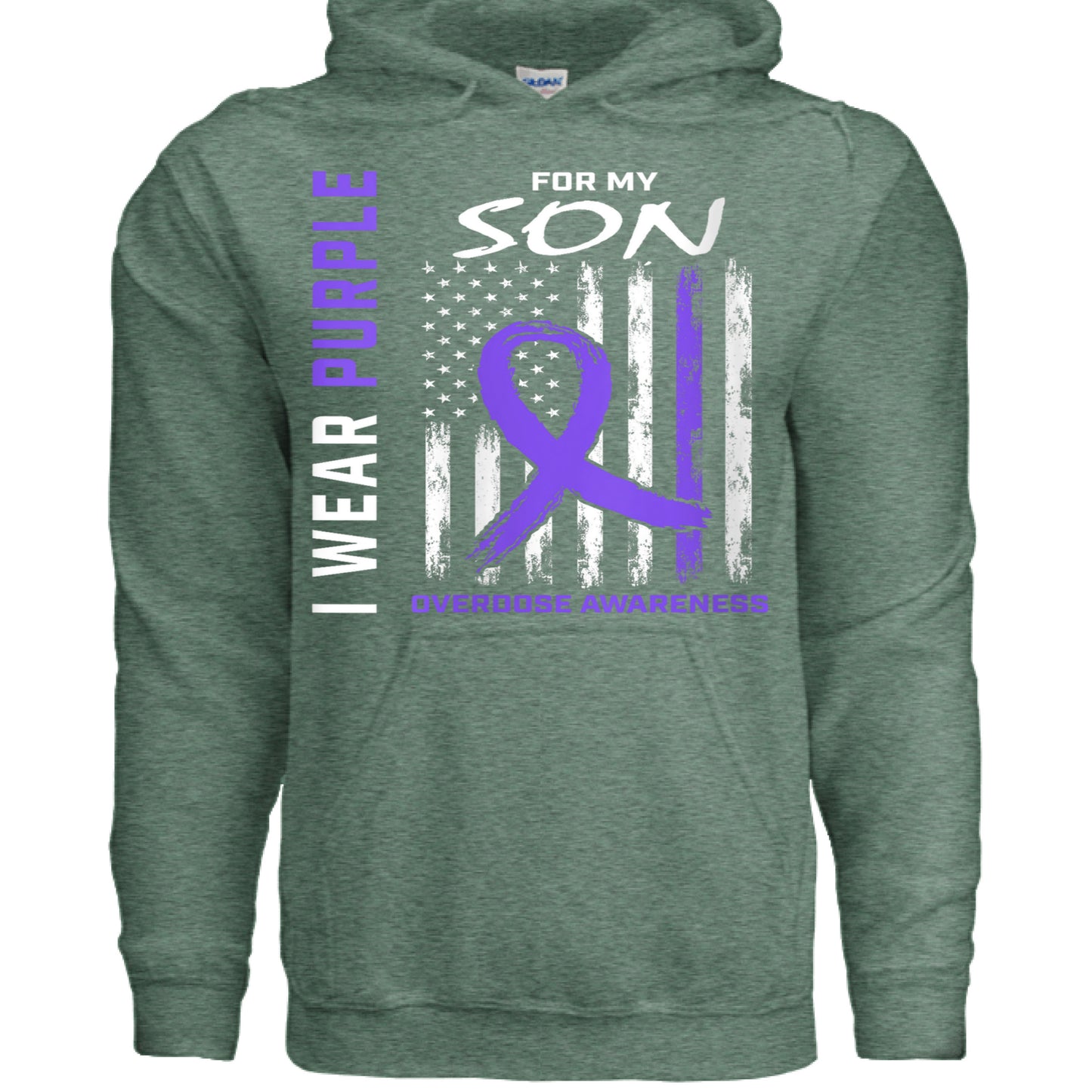 Heather Sport Dark Green - FRONT