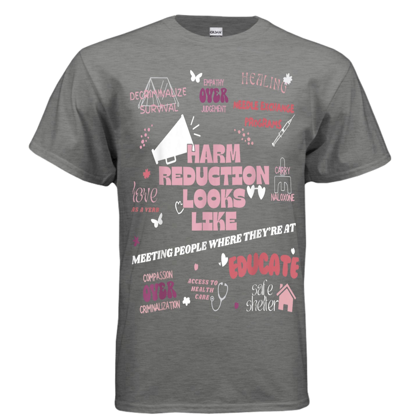 GRAPHITE HEATHER - FRONT