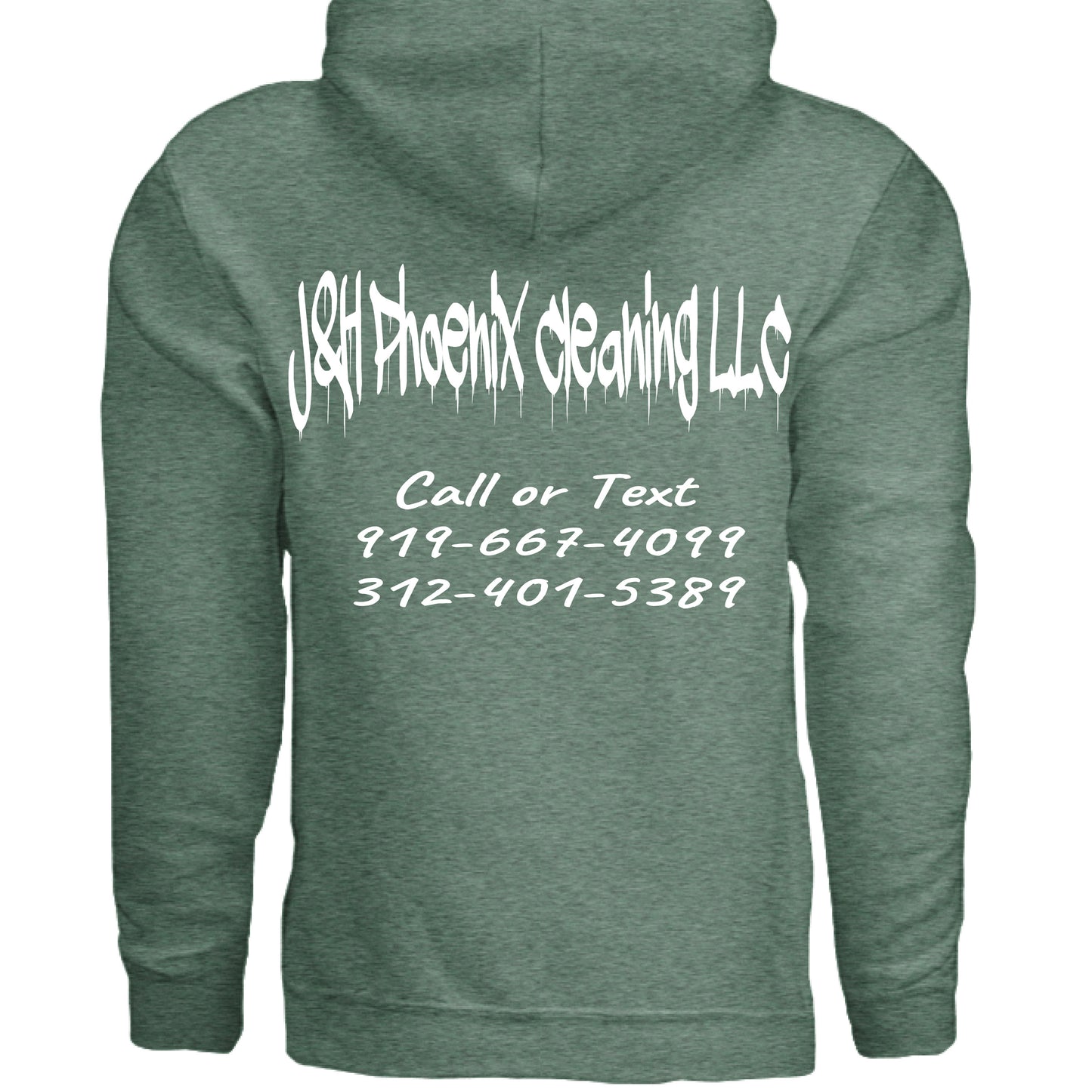 Heather Sport Dark Green - BACK