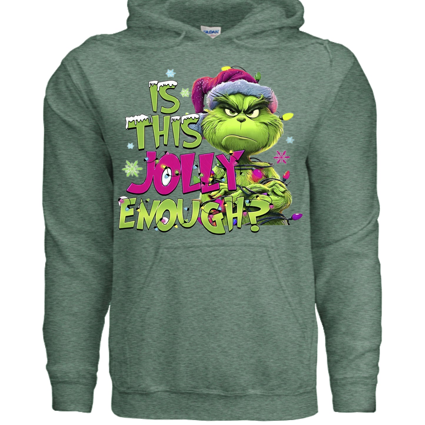Heather Sport Dark Green - FRONT